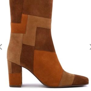 COPY - NWOB! Never worn! FREE SHIPPING! Seychelles Patchwork Boot in Cognac Mul…